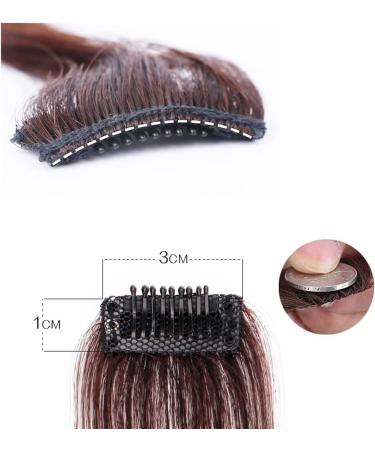 Bangs Hair Clip 2Pcs/set Synthetic Hair Bangs Clip in Front Side Bangs Wavy Curly Hair Extensions 30/35CM Long Natural Dragon beard Bangs Hairpiece for Women Bangs Clip in Hair (Color : 30cm Natural 30cm Natural Black - Buy Online on GoSupps.com