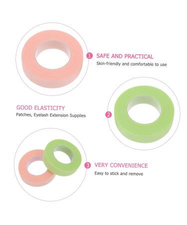 Ipetboom 5 Rolls Grafting Eyelash Tape Eyelash Patches Adhesive Fabric Tape Green Tape Holder Sensitive Lash Tape for Lash Extension Breathable Stickers Non-woven Fabric - Buy Online on GoSupps.com