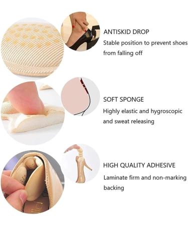 Heel Grips Liner for Loose Shoes - Men & Women - Stop Heel Slip & Blisters - 6 Pairs for Improved Comfort & Fit - Buy Online on GoSupps.com