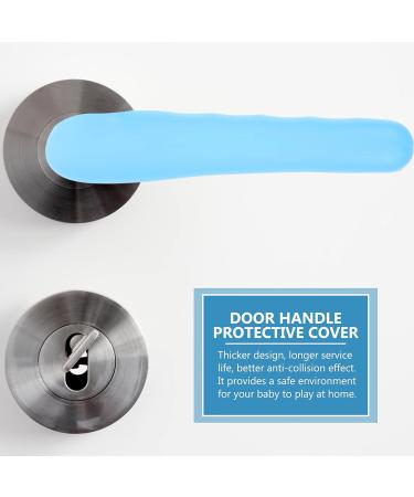 VORCOOL 2pcs Blue Silicone Door Knob Grips - Maximum Grip for Arthritis & Senior Living - Nonslip Aid for Easy Open Doors - Buy Online on GoSupps.com