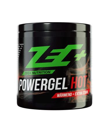ZEC+ Powergel Hot-500 ml of warming sports gel recovery gel for bodybuilding strength sport and after intensive workouts with camphor and natural extracts made in Germany - Buy Online on GoSupps.com