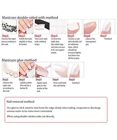 ikasus 24pcs Natural Full Acrylic False Nails with Glue - Perfect DIY Acrylic Fake Nails for Women & Girls | International Shipping Available - Buy Online on GoSupps.com
