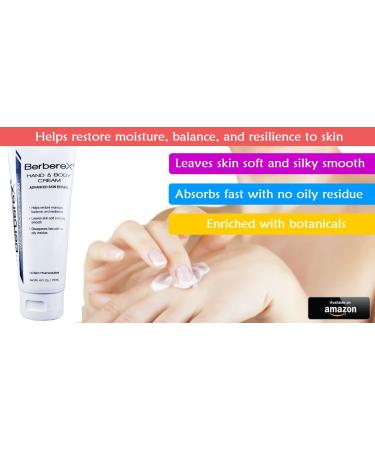 BerbereX Hand & Body Cream - Advanced Skin Repair for Dry, Cracked Skin - Moisturizing, Soothing, and Renewing Formula - Anti-Aging Treatment for Sun Burn, Eczema, Psoriasis - 4 oz - Buy Online on GoSupps.com