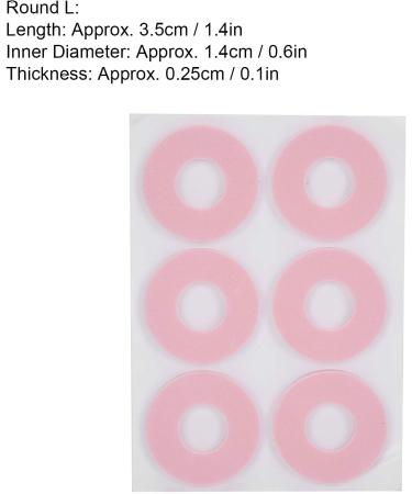Foot Corn Plaster | Non-Slip Soft Corn Pad for Anti-Wear Comfort | Round Pink L - International Shipping Available - Buy Online on GoSupps.com