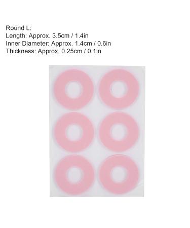 Foam Callus Cushion - Soft Corn Cushion for Feet | Anti-Wear Foot Patch (Round Pink L) - Comfort & Support for Pain Relief - Buy Online on GoSupps.com