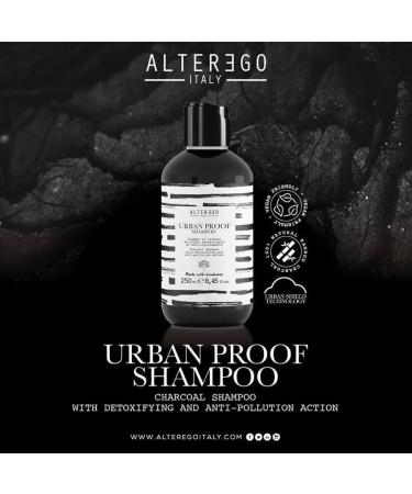 Alter Ego Urban Proof Charcoal Shampoo (250 ml) 300 ml (Pack of 1) - Buy Online on GoSupps.com