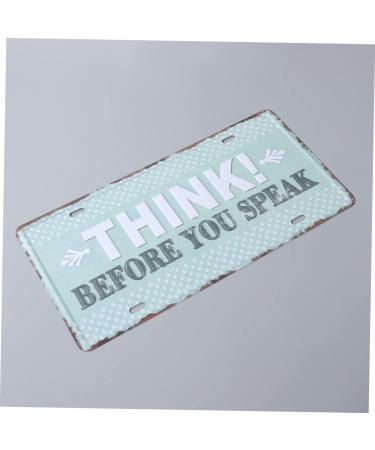 Levemolo Emblems Vintage Signs Iron Sign Painting Antique Signs Tin Signs License Plate Metal Iron Painting - Buy Online on GoSupps.com