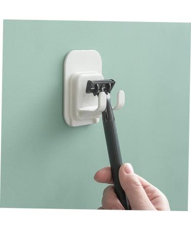 Uonlytech 16 Pcs Self-Adhesive Razor Wall Hanger - Bathroom Hook Holder for Shavers & Accessories - Buy Online on GoSupps.com