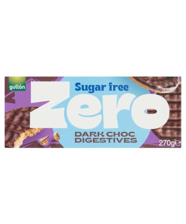 3 x 270g Dark Choc Chocolate Digestive Cookies Biscuits Sugar Free