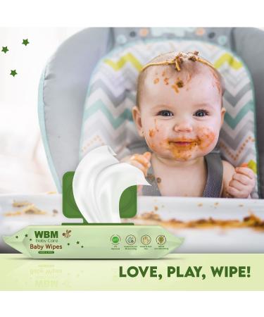 WBM Baby Care Unscented Baby Wipes - 24 Pack | 1152 Total Wipes | Hypoallergenic & Gentle on Baby's Skin - Buy Online on GoSupps.com