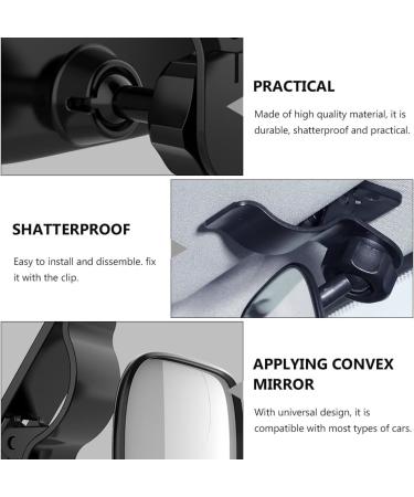 360 Adjustable Baby Car Mirror | Shatterproof Rearview Safety Mirror with Clip | Wide Angle Convex Mirror for Rear Kids, Babies, Infants - Buy Online on GoSupps.com