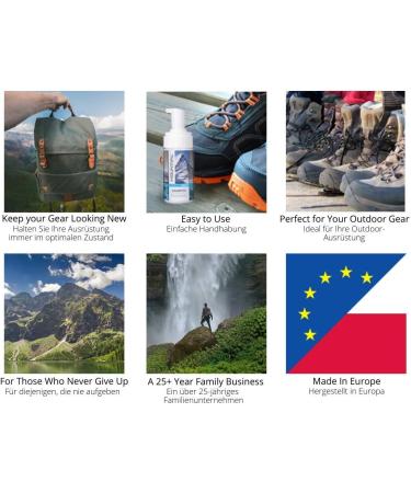 Premium Shampoo & Cleansing Foam for Hiking Clothes | Clean Water-Repellent Gear - Shop Internationally - Buy Online on GoSupps.com