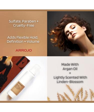 ARROJO Styling Whip 5.5 oz - Lightweight Conditioning & Shine for All Hair Types w/ Argan Oil | Arrojo Hair Products - Buy Online on GoSupps.com