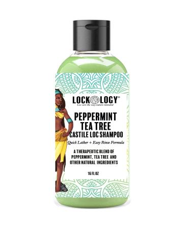 Lockology Dreadlock Shampoo with Peppermint Tea Tree  Organic Loc Shampoo For Dreads | Dreadlock Hair Products