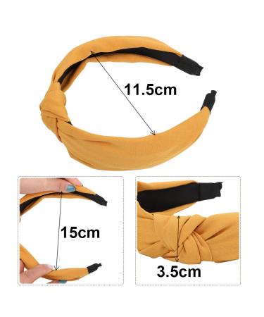 FLOFIA Vintage Wide Headbands for Women - Retro 8-Piece Knot Hairband Set | International Shipping - Buy Online on GoSupps.com