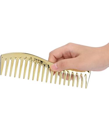 Hair Cutting Comb Wide Tooth Haircut Comb for Salon Hair Styling Heavy Design for All Hair Types (Gold) - Buy Online on GoSupps.com