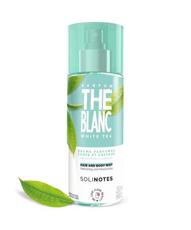 White Tea Body Mist by SOLINOTES | Refreshing And Hydrating Womens Fragrances - Alcohol-Free | Body Spray for Women and Hair | 8.45 fl.oz Fresh Floral & Musky