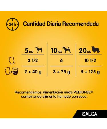 Pedigree Wet food for Perros mixed flavors in Salsa Multipack (4 Pack x 12 bags x 100g) - Buy Online on GoSupps.com