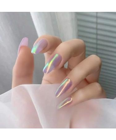 Aurora Chrome Nail Powder - Multi Mirror Effect & Mermaid Neon Glitter for Stunning Manicure | Ice Cream Pigment Decor - Color 10 - Buy Online on GoSupps.com
