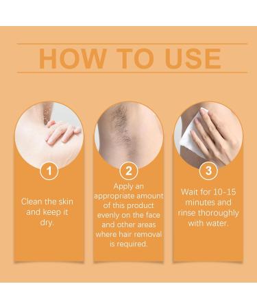  JASUBAI Set of 2 gentle and soothing facial hair removal creams for women suitable for sensitive skin painless hair removal for the face bikini area legs and underarms - Buy Online on GoSupps.com