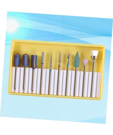 FOMIYES 3 Sets Diamond Nail Bit Manicure Drill Bits Manicure Pedicure Bit Nail File Drill Bits Grit Nail Art Supplies Cuticle Drill Bits Manicure Tools Nail Grinding Head Gravel Polisher 5x1cmx3pcs Yellowx3pcs - Buy Online on GoSupps.com
