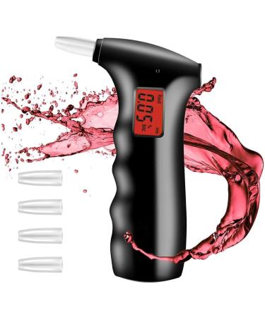 Closer Breathalyzer Portable Digital Breath Alcohol Tester LCD Digital Display for Personal Home/Party Use with 5 Mouthpieces Durable Easy to Use - Buy Online on GoSupps.com