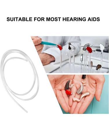 Angrek 75 cm Transparent Hearing Hose for Ear Passports - Durable PVC Sound Transmission Moisture-Proof for Rear-Ear Hearing Aids - International Shipping Available - Buy Online on GoSupps.com