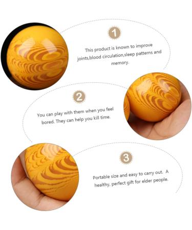Sosoport 2PC Health Balls - Seweide Finger Muscle Coach for Massage & Acupuncture | Natural Resin Baoding Massage Tools - Buy Online on GoSupps.com