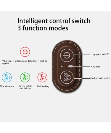 Buy Heated Massage Cushion - USB Vibration Hot Compress & Cervical Traction - Therapeutic Relief for Men & Women - Buy Online on GoSupps.com