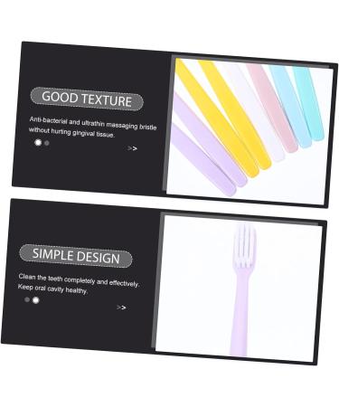 Frcolor Nano Toothbrush Set - 4 Soft Toothbrushes for Optimal Oral Hygiene & Gum Care - Slipproof Travel Bags Included - Buy Online on GoSupps.com