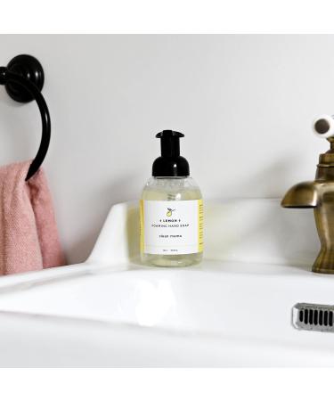CLEAN MAMA Plant-Derived Foaming Hand Soap - Aromatic and Nourishing Hand Wash Natural Essential Oils Infused - USDA Certified Biobased - 12 Ounce Lemon Lemon 12 Fl Oz (Pack of 1) - Buy Online on GoSupps.com