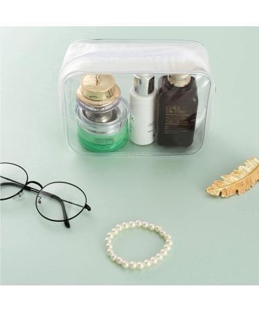 Shop PVC Cultural Bag Set - TSA-Tested Portable Travel Organizers (5 Pieces) - White Small Bathroom & Vacation Essentials - Buy Online on GoSupps.com