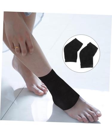 Healeved 2 Pairs Gel Heel Socks Moisturizing Feet Sock Sleep Spa Socks Heel Repair Socks Cracked Heel Socks Sunglasses Strap Moisturizing Heel Socks Non-Slip Cotton Men and Women Foot Socks 16.5x10x0.8cm - Buy Online on GoSupps.com