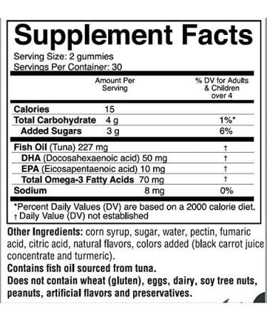 Coromega Omega-3 Fruit Gummies for Adults - Orange Lemon Strawberry, 60 Gummies - Buy Online on GoSupps.com