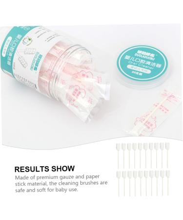 Goohochy Newborn Toothbrush | Disposable Baby Tongue Brush & Cleaner | 30th Interfections Gauze Toothbrush for Gentle Oral Care - Buy Online on GoSupps.com