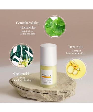 Premium Repair Serum | Hydrating Facial Serum with Niacinamide Troxerutin & Centella Asiatica - All Skin Types - 1.01 Fl. Oz - International Shipping Available - Buy Online on GoSupps.com