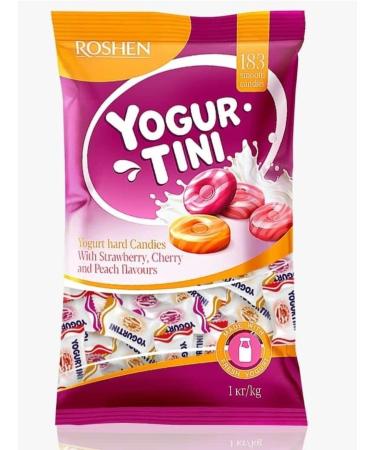 Roshen Yogurtini hard drops with milk and yogurt flavor 1 kg