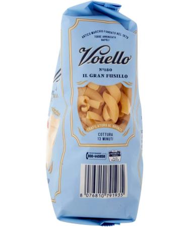  Italian Gourmet E.R. Voiello Pasta Gran Fusilli Pack of 20 100% Italian pasta N180 500 g + Polpa Italian Gourmet 400 g - Buy Online on GoSupps.com