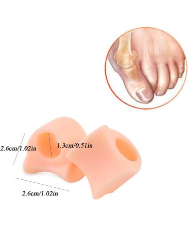 10-Piece Silicone Gel Toe Protectors & Separators for Bunion Corrector & Toe Straightener - Men and Women - Buy Online on GoSupps.com