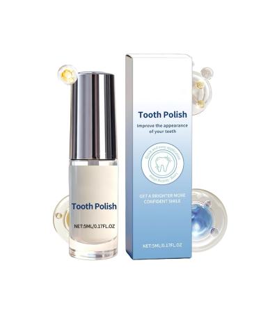 Polissage dentaire blanchissant | 5 ml de dissolvant pour la d coloration & portable Polissage claircissant doux Pour femmes sourire confiant pour la maison les voyages et les soins