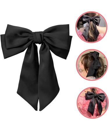 Gogogmee Bow Hairpin Ribbon for Hair Bow Hair Clips Hair Ribbon Bow Barrettes for Women Bows for Women Hair Ribbons for Women Barrettes for Thick Hair Women Hair Bows Ponytail Clip - Buy Online on GoSupps.com
