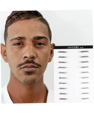 FRCOLOR 4 Sheets Pairs Waterproof Stickers Makeup Stickers Lazy Brow Sticker Tool 4d The Lazy Water-based - Buy Online on GoSupps.com