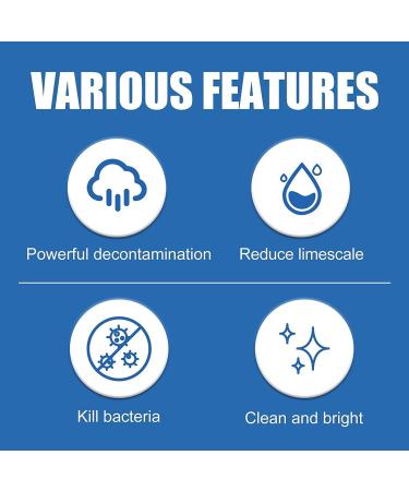Dishwasher Tablets Dishwasher Cleaning Tablets Removes Limescale Build Up Deep Cleaning Descaler Formulated To Clean Dish Washer Tablets Natural Remover For Limescale (1box) - Buy Online on GoSupps.com