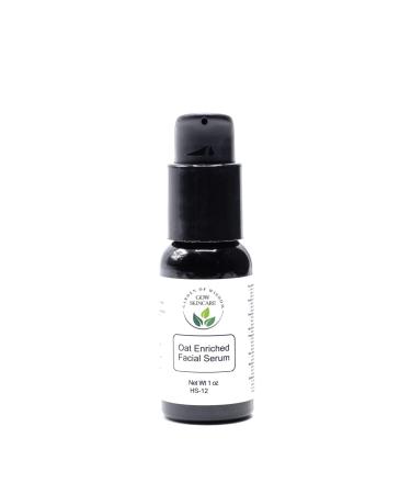 Oat Enriched Facial Serum - Unlock timeless beauty infused with oats honey and hydration it soothes irritation softens fine lines and unveils radiant resilient skin. Garden of Wisdom 1oz