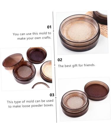 1 Set 3pcs Powder Box Mold Resin Epoxy Diy Silicone Molds Face Powder Case Mold Cosmetic Box Crystal - Buy Online on GoSupps.com