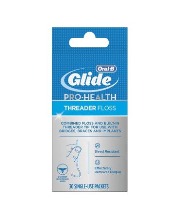 Glide Threader Floss - 30 Single-Use Packets (Value Pack of 12) | Shop Internationally - Buy Online on GoSupps.com