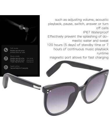 Intelligent Audio Glasses | Blue Light Filtering & Polarized Sunglasses | BT 5.3 Open-Ear Speaker | Touch Control & Voice Assistant - Buy Online on GoSupps.com