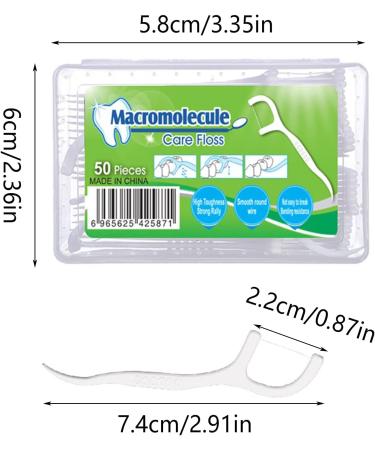 Pack of 250 Dental Floss Sticks - Disposable Toothpicks for Family Travel & Hotel - Unflavored Dental Care - Buy Online on GoSupps.com