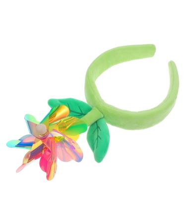 FOMIYES Windmill Grass Headband Elastic Headband Cloth Headband Hair Hoop Party Headband Head Bands Head Bandana Spa Headband for Washing Face Embellished Headbands for Women Fabric