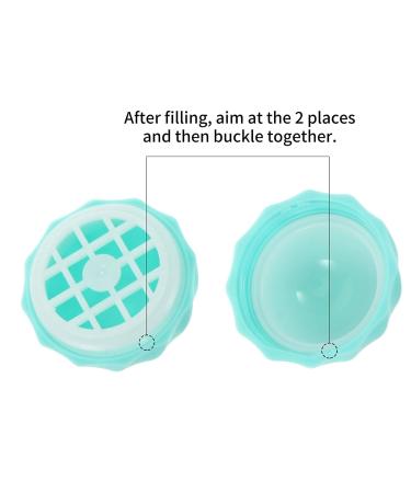 Solustrie 10-Piece Spherical Lipstick Case Kit | Reusable Lip Balm Tubes & DIY Lip Gloss Mold | Child-Friendly Blue Plastic Sample Tubes - International Shipping - Buy Online on GoSupps.com